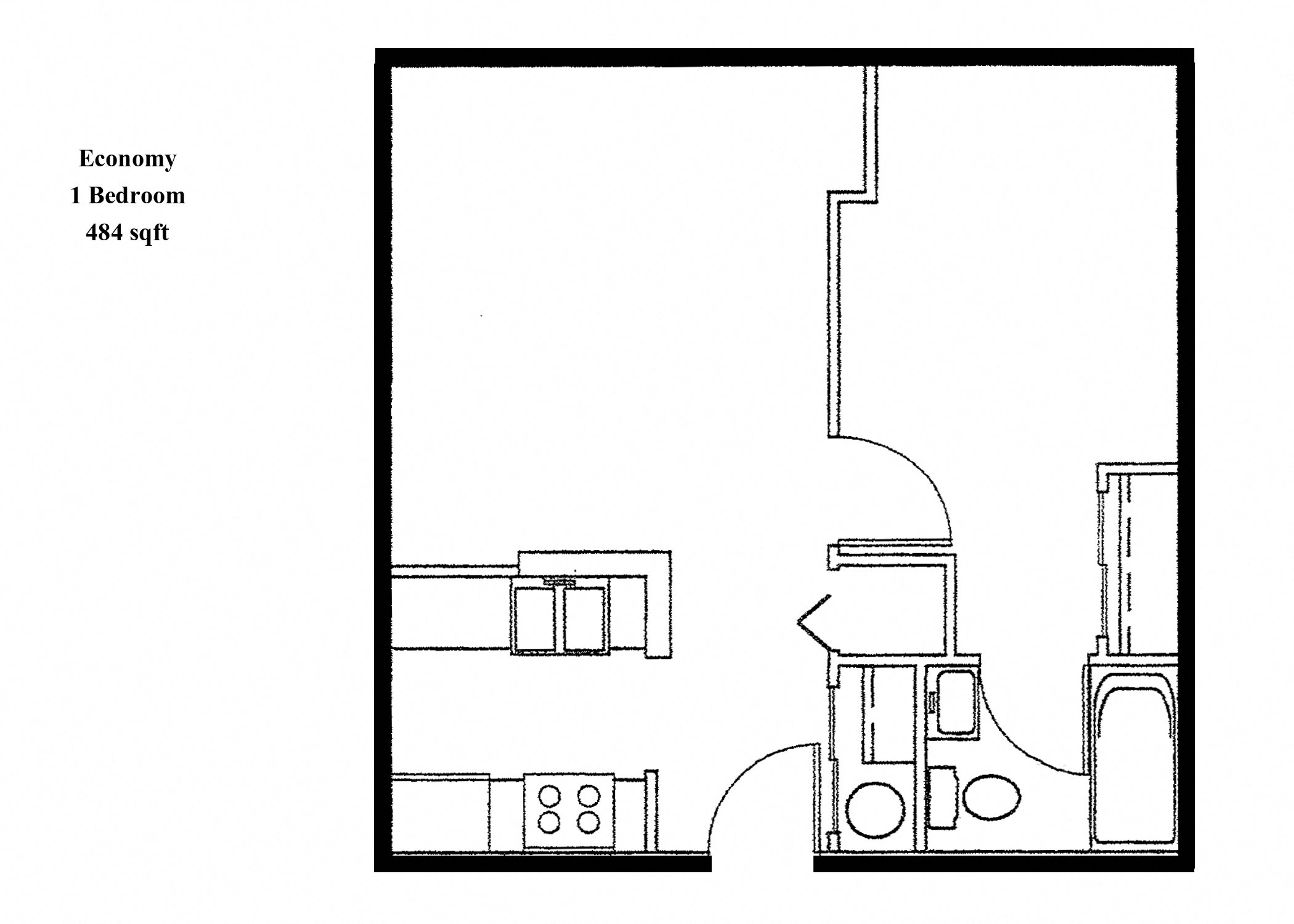 1 Bed Apt in Williamsport Williamsport 1 Bedroom at The Weightman